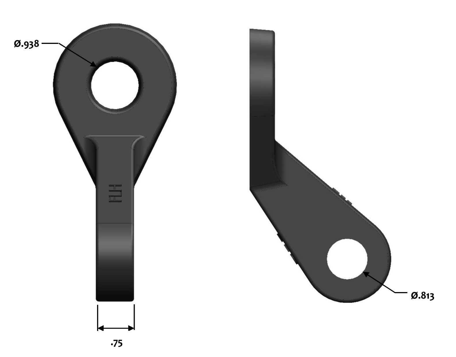 TEL6 Pole Eye Plate