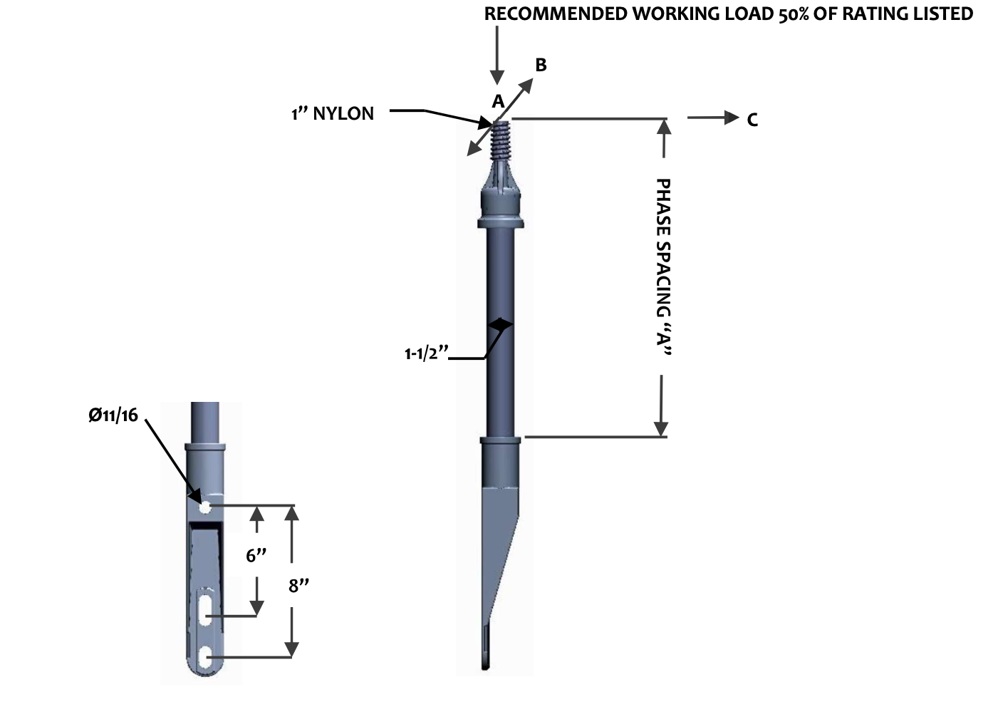 FLHRP-1-13-S1 Ridge Pin